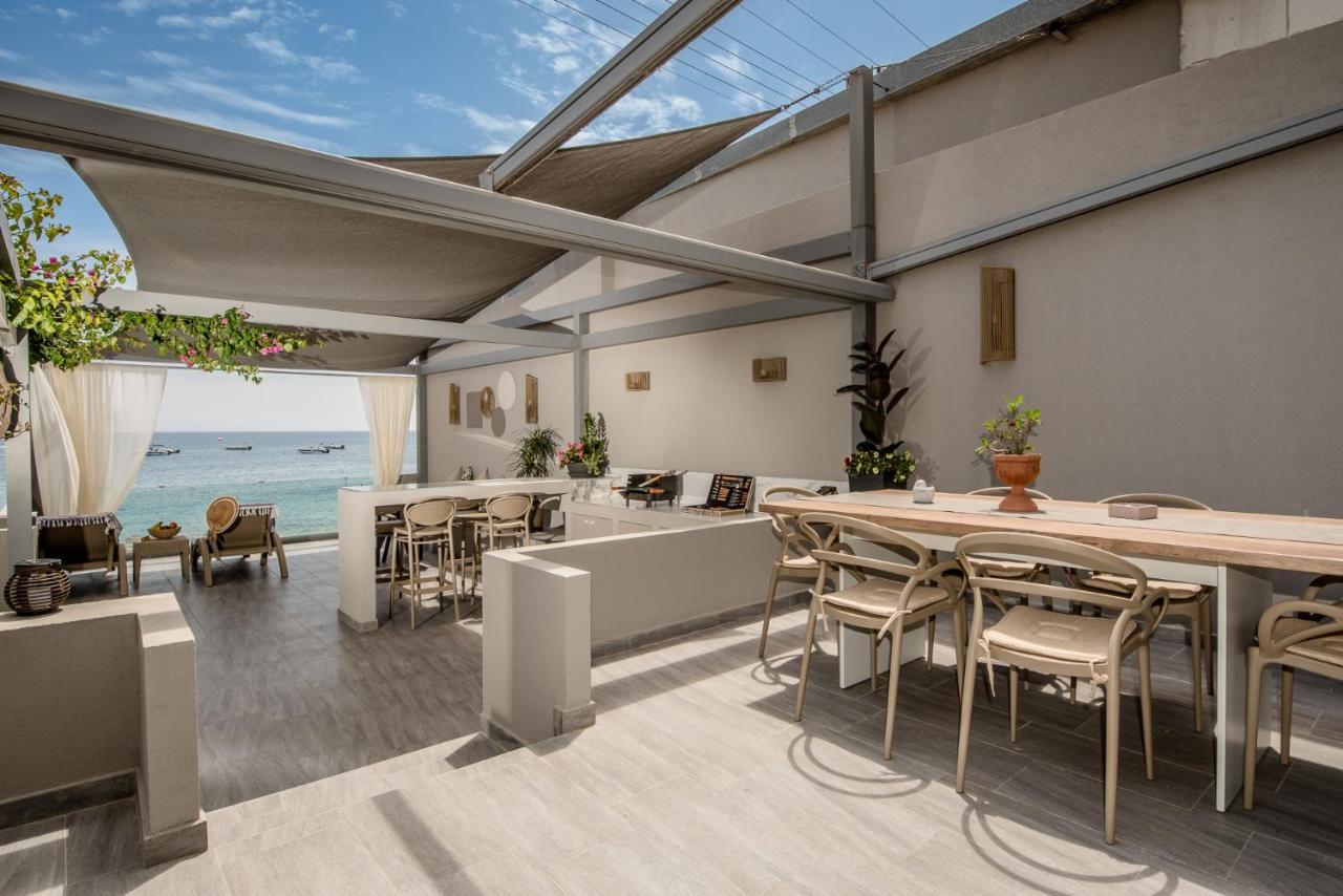 Buganvilla-Sea Front Villas Agia Pelagia  Bagian luar foto