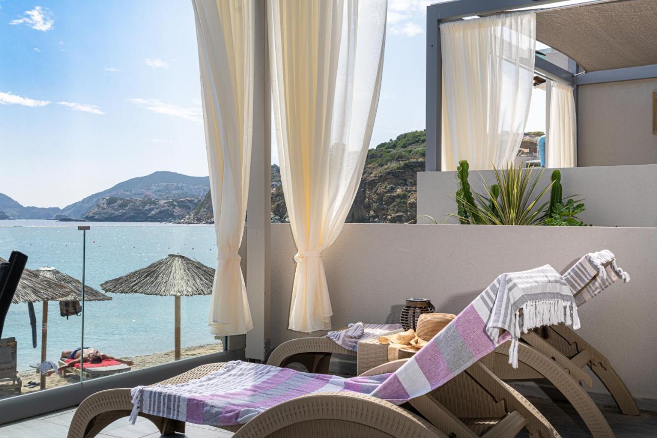 Buganvilla-Sea Front Villas Agia Pelagia  Bagian luar foto