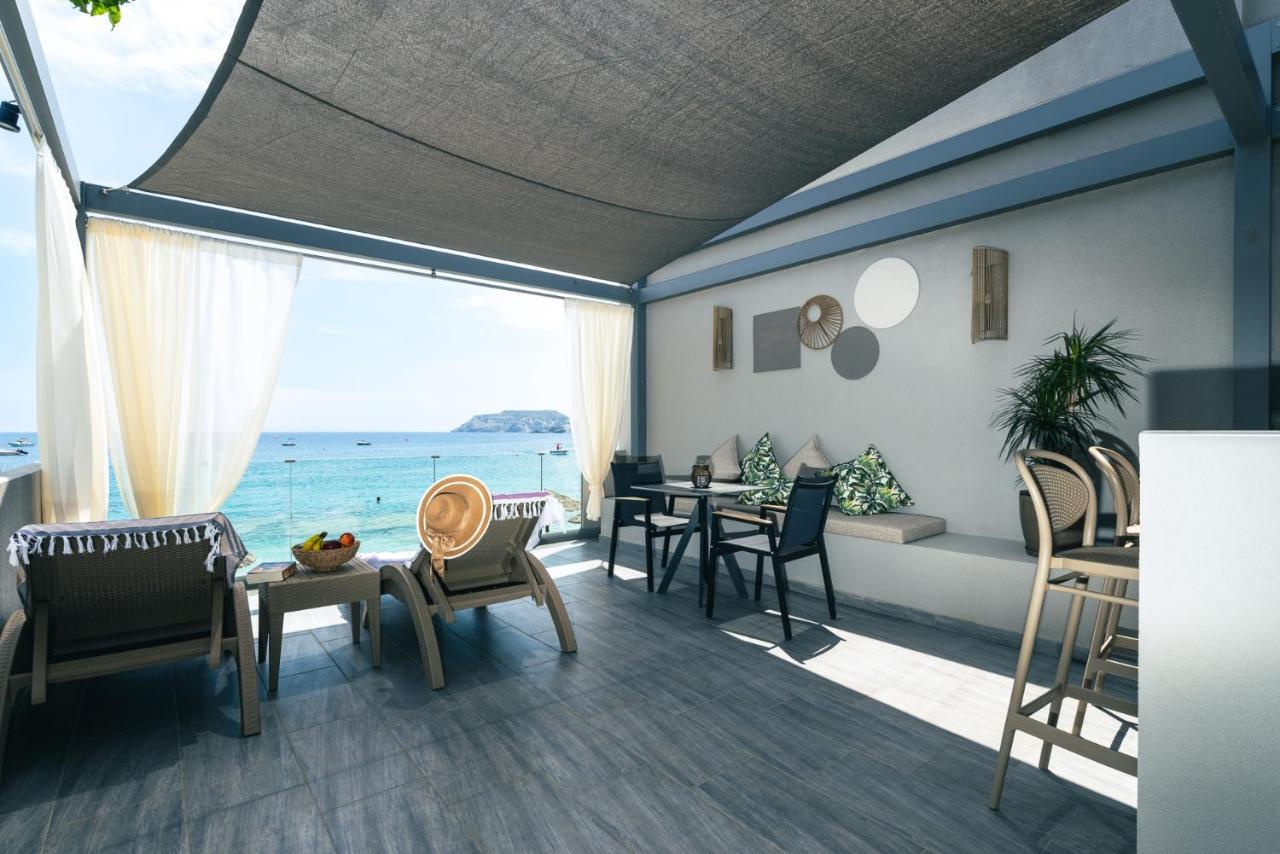 Buganvilla-Sea Front Villas Agia Pelagia  Bagian luar foto