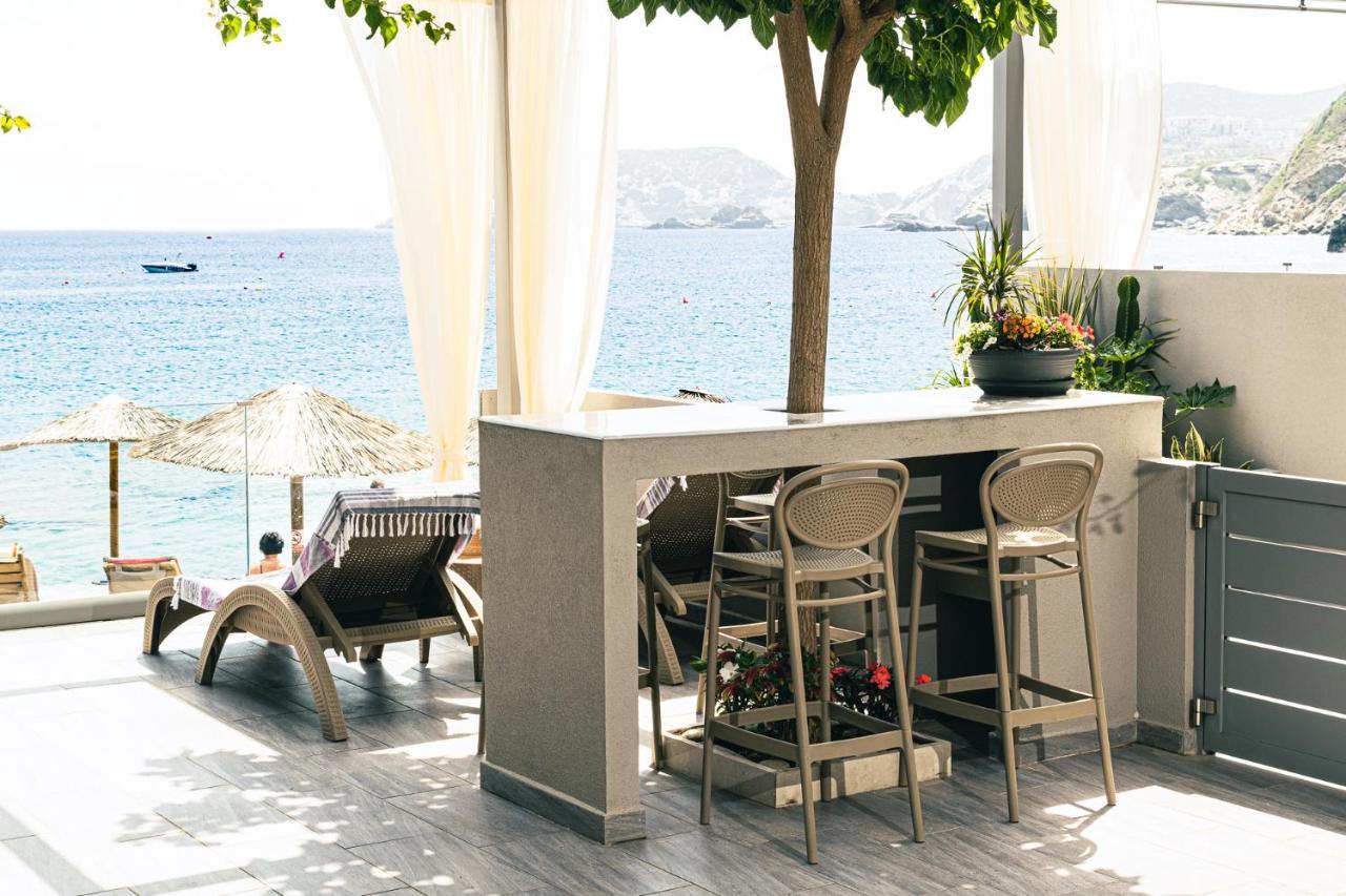 Buganvilla-Sea Front Villas Agia Pelagia  Bagian luar foto