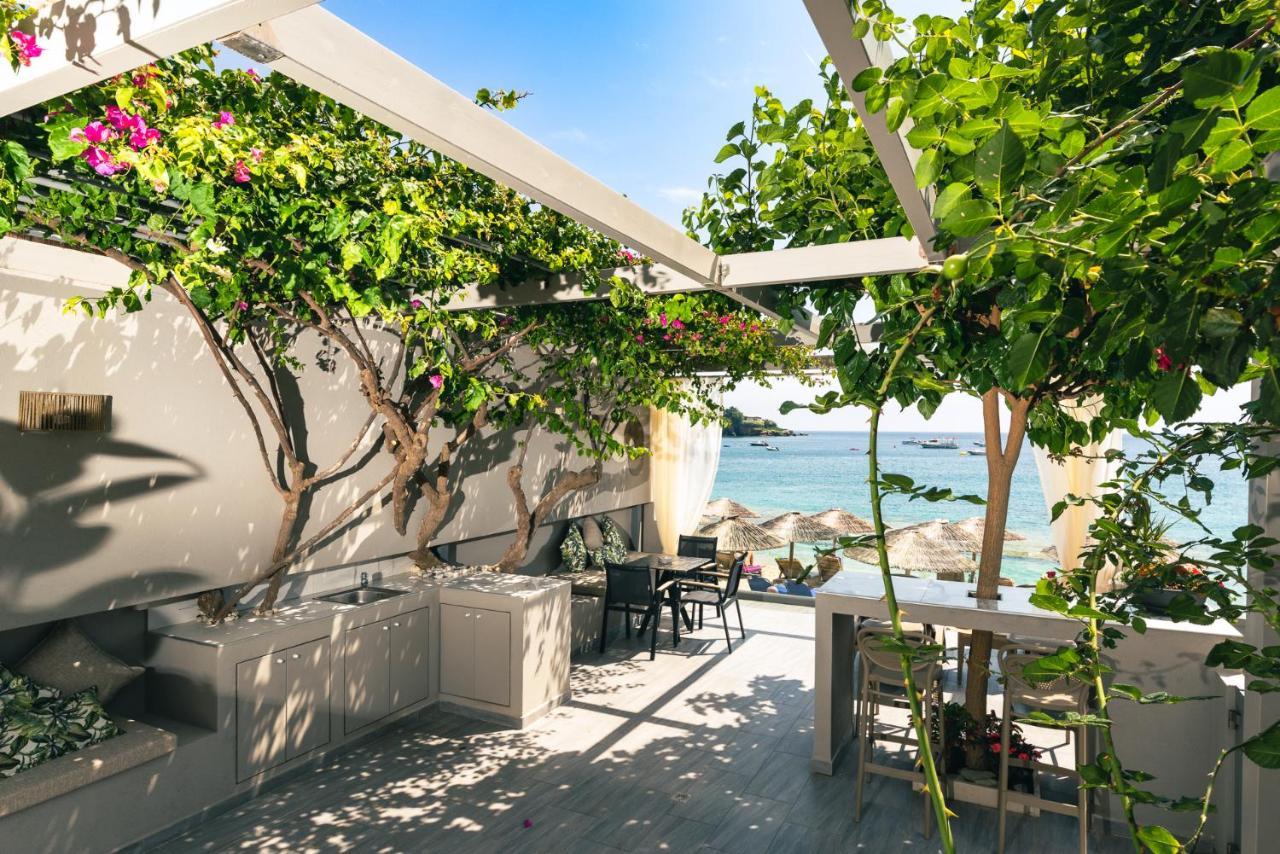 Buganvilla-Sea Front Villas Agia Pelagia  Bagian luar foto