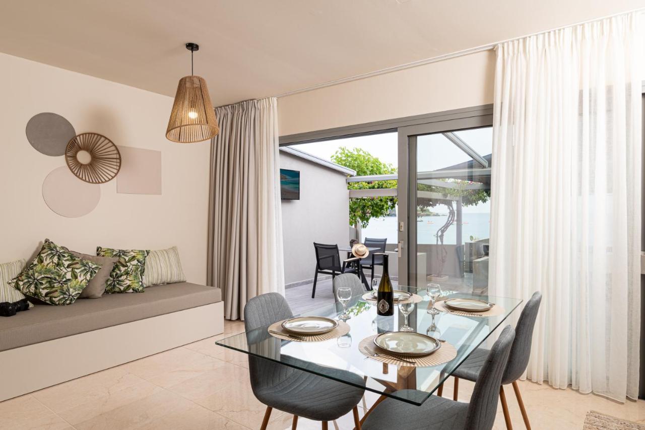 Buganvilla-Sea Front Villas Agia Pelagia  Bagian luar foto