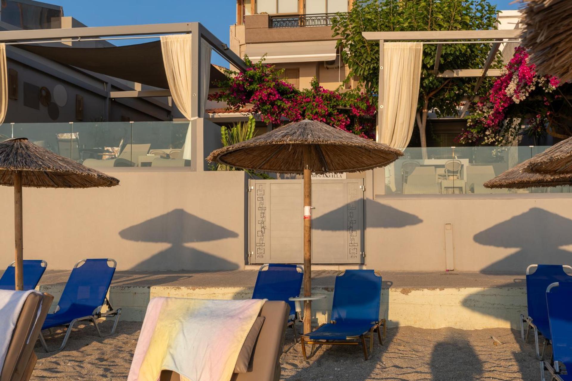 Buganvilla-Sea Front Villas Agia Pelagia  Bagian luar foto